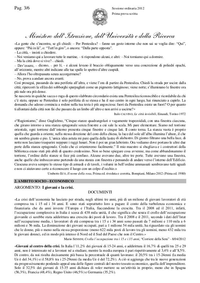 prova italiano 2009 prova italiano 2009